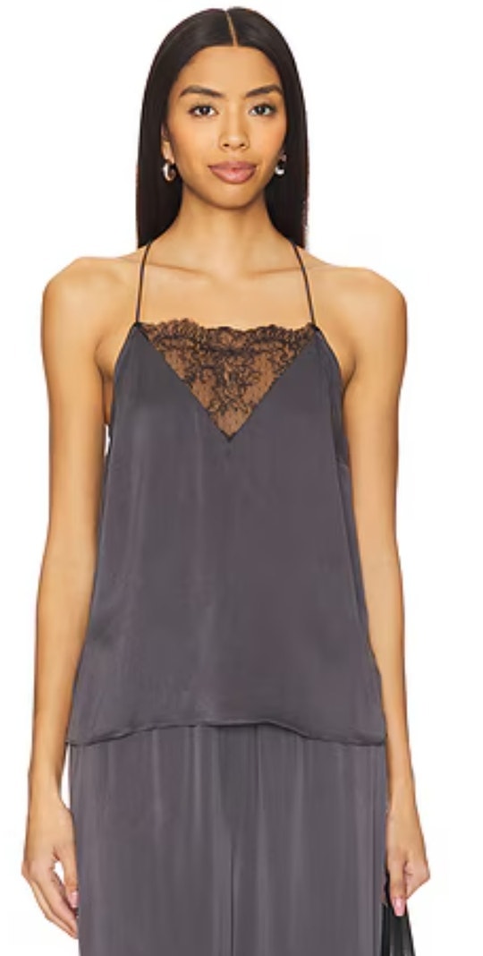 Karina Grimaldi Top M Whimsigoth Fairy Grunge Floral Lace Coquette Georgette